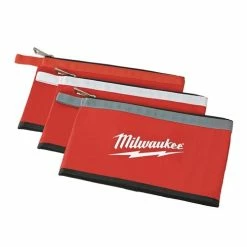 Milwaukee Tools Milwaukee Zipper Pouch (3 Pack) 48-22-8193