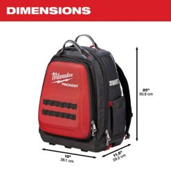 Milwaukee Tools Milwaukee PACKOUT Tech Backpack 48 Pockets 48-22-8301 5 Milwaukee Tools Milwaukee PACKOUT Tech Backpack 48 Pockets 48-22-8301 -Klein Tools Shop 48 22 8301 4