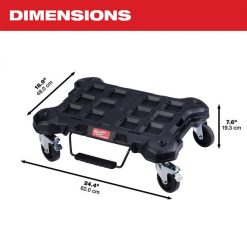 Milwaukee Tools Milwaukee PACKOUT Dolly Cart 48-22-8410 4 Milwaukee Tools Milwaukee PACKOUT Dolly Cart 48-22-8410 -Klein Tools Shop 48 22 8410 3