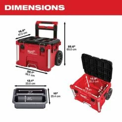 Milwaukee Tools Milwaukee PACKOUT Rolling Tool Box 48-22-8426 5 Milwaukee Tools Milwaukee PACKOUT Rolling Tool Box 48-22-8426 -Klein Tools Shop 48 22 8426 4