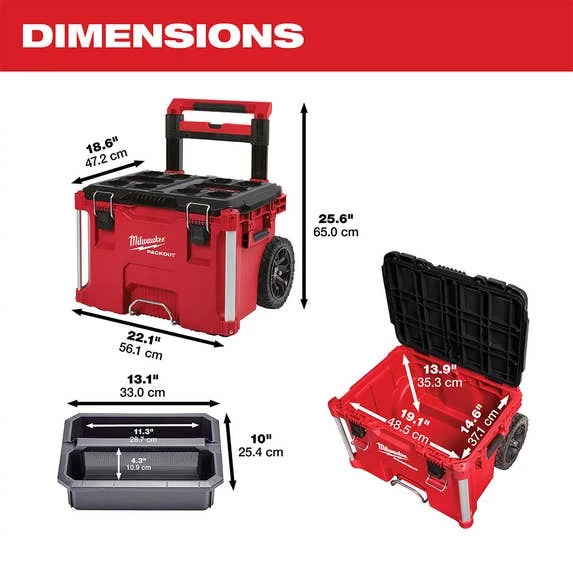 Milwaukee PACKOUT Rolling Tool Box 48-22-8426 Milwaukee Tools Milwaukee PACKOUT Rolling Tool Box 48-22-8426 -Klein Tools Shop 48 22 8426 4