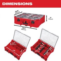 Milwaukee Tools Milwaukee Packout Deep Organizer 48-22-8432 5 Milwaukee Tools Milwaukee Packout Deep Organizer 48-22-8432 -Klein Tools Shop 48 22 8432 1