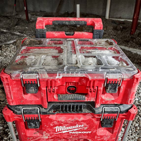Milwaukee Packout Deep Organizer 48-22-8432 Milwaukee Tools Milwaukee Packout Deep Organizer 48-22-8432 -Klein Tools Shop 48 22 8432 4