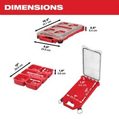 Milwaukee Tools Milwaukee Compact Low Profile Packout Organizer 48-22-8436 -Klein Tools Shop 48 22 8436 5