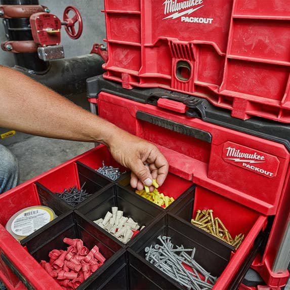Milwaukee Packout 2-Drawer Tool Box 48-22-8442 Milwaukee Tools Milwaukee Packout 2-Drawer Tool Box 48-22-8442 -Klein Tools Shop 48 22 8442 4