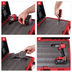 Milwaukee Tools Milwaukee Customizable Foam Inserts For Packout Drawers 48-22-8452 4 Milwaukee Tools Milwaukee Customizable Foam Inserts For Packout Drawers 48-22-8452 -Klein Tools Shop 48 22 8452 3