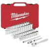 Milwaukee Tools Milwaukee 1/4" Drive 50 Piece Ratchet & Socket Set - SAE & Metric 48-22-9004 -Klein Tools Shop 48 22 9004 tcw9esumgq6tsado