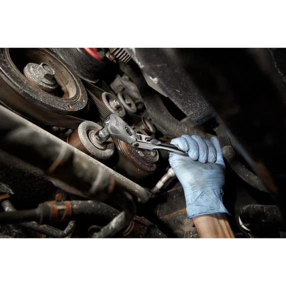 Milwaukee Tools Milwaukee 3/8" Drive 9" Flex Head Ratchet 48-22-9039 - Image 6