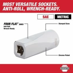 Milwaukee Tools Milwaukee 25pc 1/4" Drive Metric & SAE Ratchet And Socket Set W/ FOUR FLAT SIDES 48-22-9044 5 Milwaukee Tools Milwaukee 25pc 1/4" Drive Metric & SAE Ratchet And Socket Set W/ FOUR FLAT SIDES 48-22-9044 -Klein Tools Shop 48 22 9044 4