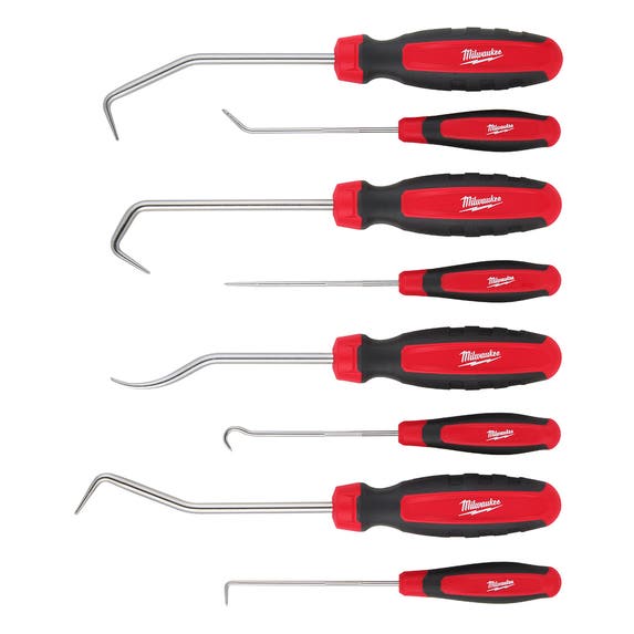 Milwaukee 8pc. Hose Pick Set 48-22-9218 Milwaukee Tools Milwaukee 8pc. Hose Pick Set 48-22-9218 -Klein Tools Shop 48 22 9218