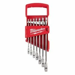 Milwaukee Tools Milwaukee SAE Ratcheting Combination Wrench Set 7 Piece 48-22-9406
