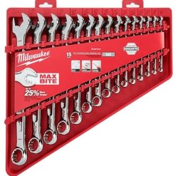 Milwaukee Tools Milwaukee SAE Combination Wrench Set 15 Pieces 48-22-9415