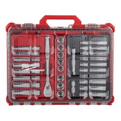 Milwaukee Tools Milwaukee 47pc 1/2" Drive Ratchet & Socket Set With PACKOUT™ Organizer 48-22-9487 -Klein Tools Shop 48 22 9487 102