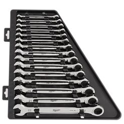 Milwaukee Tools Milwaukee Metric Ratcheting Combination Wrench 15 Piece Set 48-22-9516
