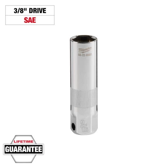 Milwaukee Tools Milwaukee 3/8" Drive 9/16" Spark Plug Socket 48-22-9550 - Image 2