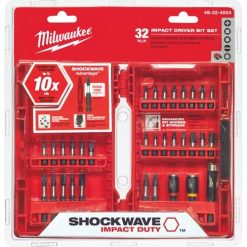 Milwaukee Tools Milwaukee 32 Piece Shockwave Driver Bit Set Impact Rated 48-32-4004