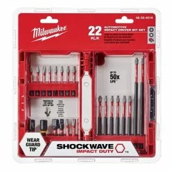 Milwaukee Tools Milwaukee 22 Piece Shockwave Automotive Impact Driver Bit Set 48-32-4016