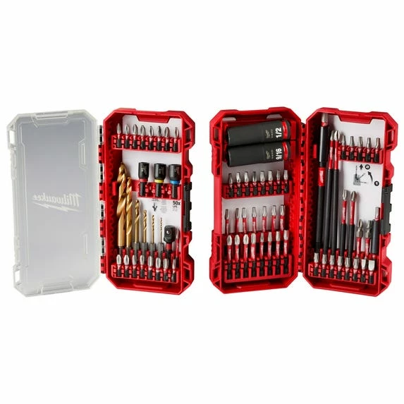 Milwaukee Tools Milwaukee SHOCKWAVE Impact Duty™ Drill, Drive & Fasten Set – 75PC 48-32-4098