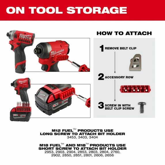 Milwaukee Tools Milwaukee SHOCKWAVE Impact Duty™ Drill, Drive & Fasten Set – 75PC 48-32-4098 - Image 4