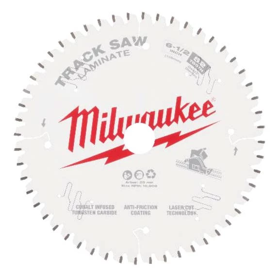 Milwaukee Tools Milwaukee 6-1/2” 52T Laminate Track Saw Blade 48-40-0643