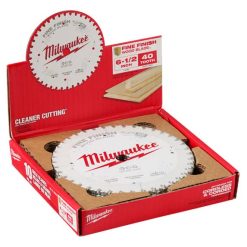 Milwaukee Tools Milwaukee 6-1/2" 40T Fine Finish Circular Saw Blade Bulk 10 48-41-0622