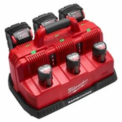 Milwaukee Tools Milwaukee M12 & M18 6 Bay Rapid Charge Station 48-59-1807