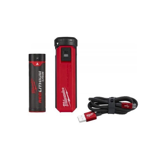 Milwaukee Redlithium USB Charger & Portable Power Source Kit 48-59-2013 Milwaukee Tools Milwaukee Redlithium USB Charger & Portable Power Source Kit 48-59-2013 -Klein Tools Shop 48 59