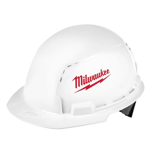 Milwaukee Vented Class C Type 1 Front Brim Hard Hat (Large Logo) 48-73-1000 Milwaukee Tools Milwaukee Vented Class C Type 1 Front Brim Hard Hat (Large Logo) 48-73-1000 -Klein Tools Shop 48 73