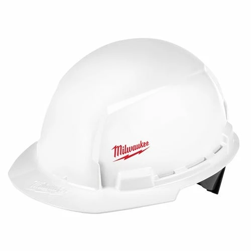 Milwaukee Unvented Class E Type 1 Front Brim Hard Hat (Small Logo) 48-73-1021 Milwaukee Tools Milwaukee Unvented Class E Type 1 Front Brim Hard Hat (Small Logo) 48-73-1021 -Klein Tools Shop 48 73
