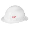 Milwaukee Tools Milwaukee Unvented Class E Type 1 Full Brim Hard Hat (Small Logo) 48-73-1031