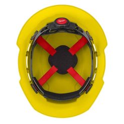 Milwaukee Tools Milwaukee Yellow Full Brim Unvented Type 1 Class E Hard Hat W/ 4pt Ratcheting Suspension 48-73-1103 -Klein Tools Shop 48 73 1103 3