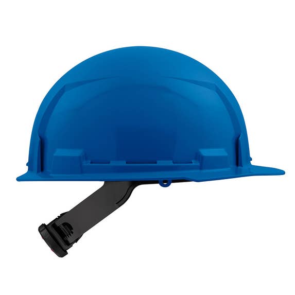 Milwaukee Blue Front Brim Unvented Type 1 Class E Hard Hat w/ 4pt Ratcheting Suspension 48-73-1104 Milwaukee Tools Milwaukee Blue Front Brim Unvented Type 1 Class E Hard Hat W/ 4pt Ratcheting Suspension 48-73-1104 -Klein Tools Shop 48 73 1104 2