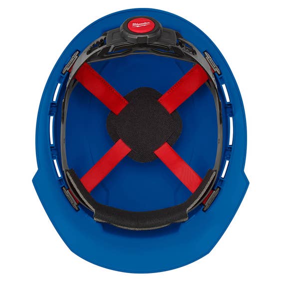 Milwaukee Blue Front Brim Unvented Type 1 Class E Hard Hat w/ 4pt Ratcheting Suspension 48-73-1104 Milwaukee Tools Milwaukee Blue Front Brim Unvented Type 1 Class E Hard Hat W/ 4pt Ratcheting Suspension 48-73-1104 -Klein Tools Shop 48 73 1104 3