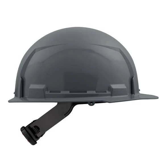 Milwaukee Tools Milwaukee Gray Front Brim Unvented Type 1 Class E Hard Hat W/ 4pt Ratcheting Suspension 48-73-1114 - Image 2