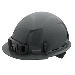 Milwaukee Tools Milwaukee Gray Front Brim Unvented Type 1 Class E Hard Hat W/ 4pt Ratcheting Suspension 48-73-1114