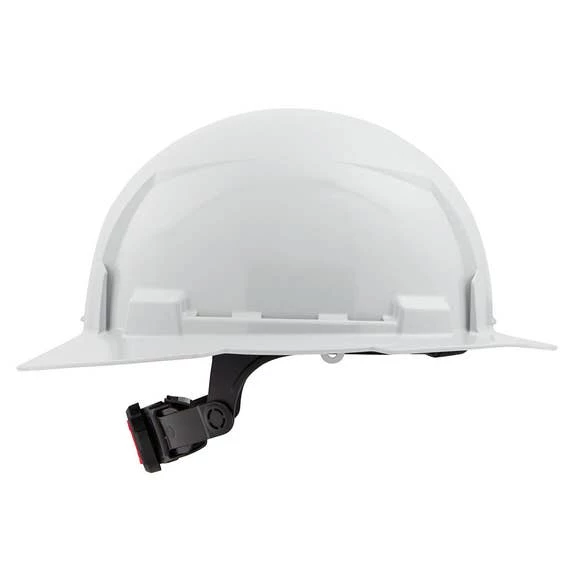 Milwaukee Tools Milwaukee White Full Brim Unvented Type 1 Class E Hard Hat W/ 6pt Ratcheting Suspension 48-73-1121 - Image 2