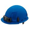 Milwaukee Tools Milwaukee Blue Front Brim Unvented Type 1 Class E Hard Hat W/ 6pt Ratcheting Suspension 48-73-1124 -Klein Tools Shop 48 73 1124