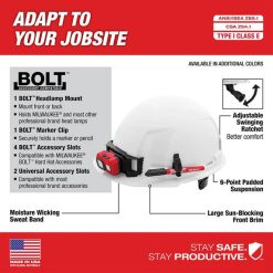 Milwaukee Tools Milwaukee Red Front Brim Unvented Type 1 Class E Hard Hat W/ 6pt Ratcheting Suspension 48-73-1128 5 Milwaukee Tools Milwaukee Red Front Brim Unvented Type 1 Class E Hard Hat W/ 6pt Ratcheting Suspension 48-73-1128 -Klein Tools Shop 48 73 1128 4 jgpyxxs0uzavkleh