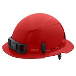 Milwaukee Tools Milwaukee Red Full Brim Unvented Type 1 Class E Hard Hat W/ 6pt Ratcheting Suspension 48-73-1129