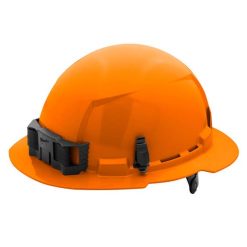 Milwaukee Tools Milwaukee Orange Full Brim Unvented Type 1 Class E Hard Hat W/ 6pt Ratcheting Suspension 48-73-1133