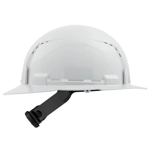 Milwaukee Tools Milwaukee White Full Brim Vented Type 1 Class C Hard Hat W/ 4pt Ratcheting Suspension 48-73-1201 - Image 2
