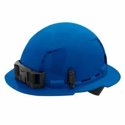 Milwaukee Tools Milwaukee Blue Full Brim Vented Type 1 Class C Hard Hat W/ 4pt Ratcheting Suspension 48-73-1205