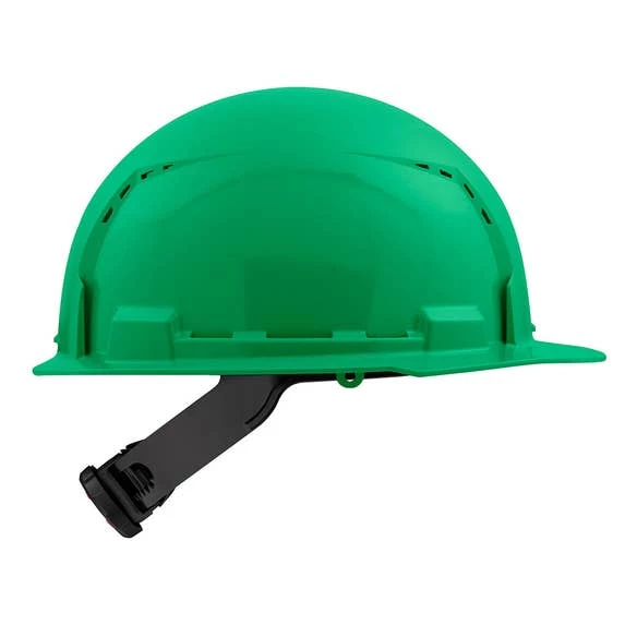 Milwaukee Tools Milwaukee Green Front Brim Vented Type 1 Class C Hard Hat W/ 4pt Ratcheting Suspension 48-73-1206 - Image 2