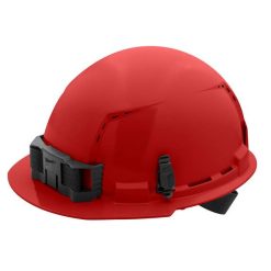 Milwaukee Tools Milwaukee Red Front Brim Vented Type 1 Class C Hard Hat W/ 4pt Ratcheting Suspension 48-73-1208