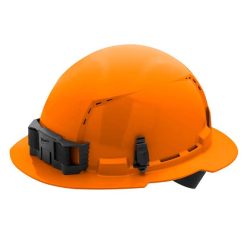 Milwaukee Tools Milwaukee Orange Full Brim Vented Type 1 Class C Hard Hat W/ 4pt Ratcheting Suspension 48-73-1213