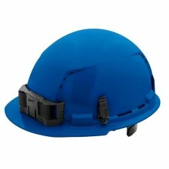 Milwaukee Tools Milwaukee Blue Front Brim Vented Type 1 Class C Hard Hat W/ 6pt Ratcheting Suspension 48-73-1224