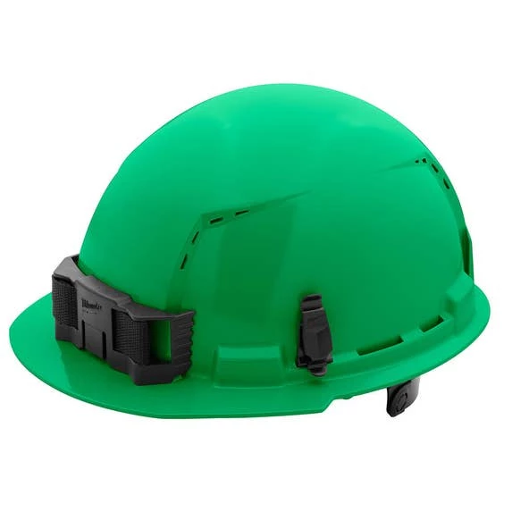 Milwaukee Tools Milwaukee Green Front Brim Vented Type 1 Class C Hard Hat W/ 6pt Ratcheting Suspension 48-73-1226