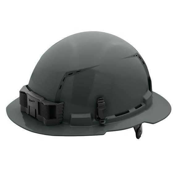 Milwaukee Gray Full Brim Vented Type 1 Class C Hard Hat w/ 6pt Ratcheting Suspension 48-73-1234 Milwaukee Tools Milwaukee Gray Full Brim Vented Type 1 Class C Hard Hat W/ 6pt Ratcheting Suspension 48-73-1234 -Klein Tools Shop 48 73