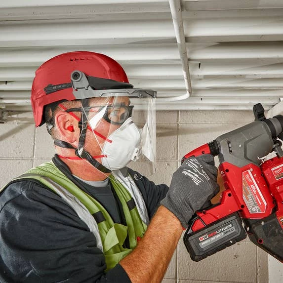 Milwaukee Tools Milwaukee Red Vented Type 2 Class C Safety Helmet W/ BOLT 48-73-1308 - Image 4