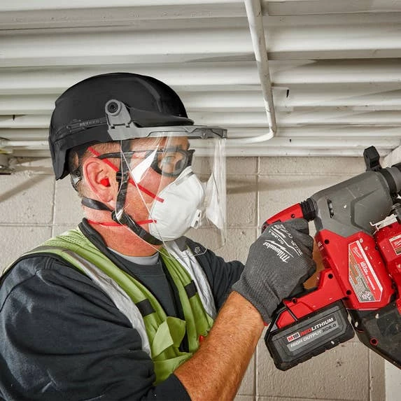 Milwaukee Tools Milwaukee Black Unvented Type 2 Class E Safety Helmet W/ BOLT 48-73-1311 - Image 4